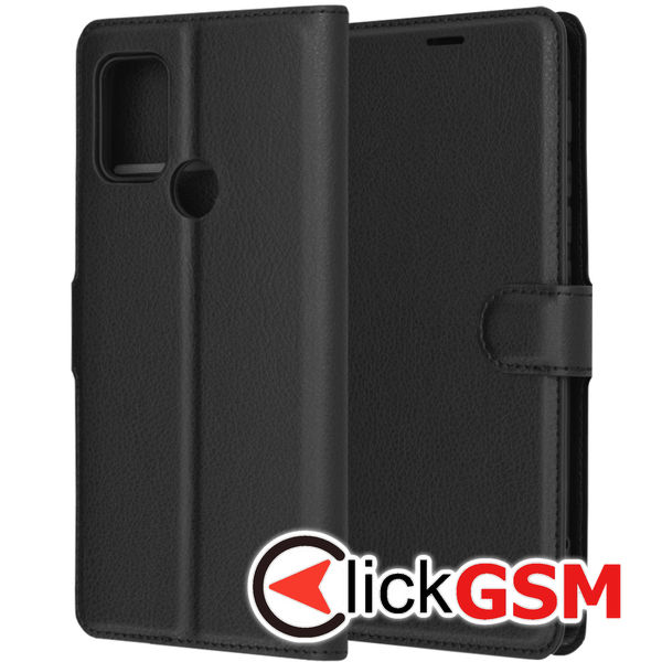 Techsuit - Leather Folio - Motorola Moto G10 / Moto G20 / Moto G30 - Black