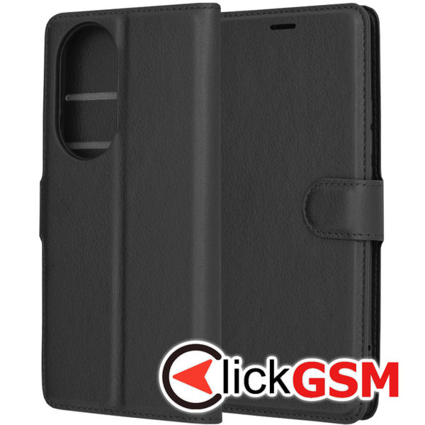 Techsuit - Leather Folio - Oppo Reno10 / Reno10 Pro - Black