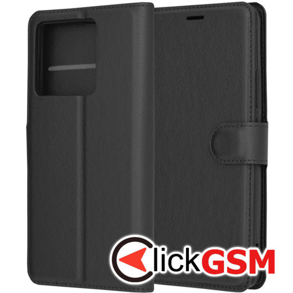 Techsuit - Leather Folio - Xiaomi 13T / 13T Pro - Black