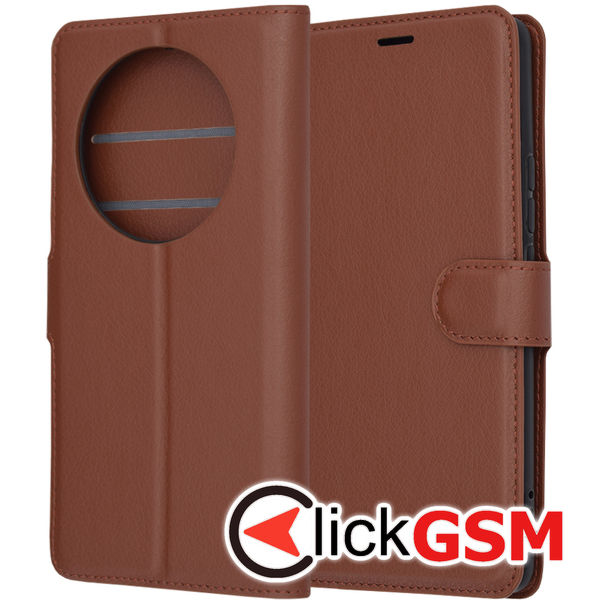 Techsuit - Leather Folio - Realme 12 Pro / 12 Pro+ - Brown
