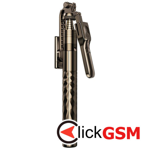 Techsuit - Selfie Stick (K28) - Compact Tripod Mount with Bluetooth Remote Control, 360, Foldable, 175cm - Black