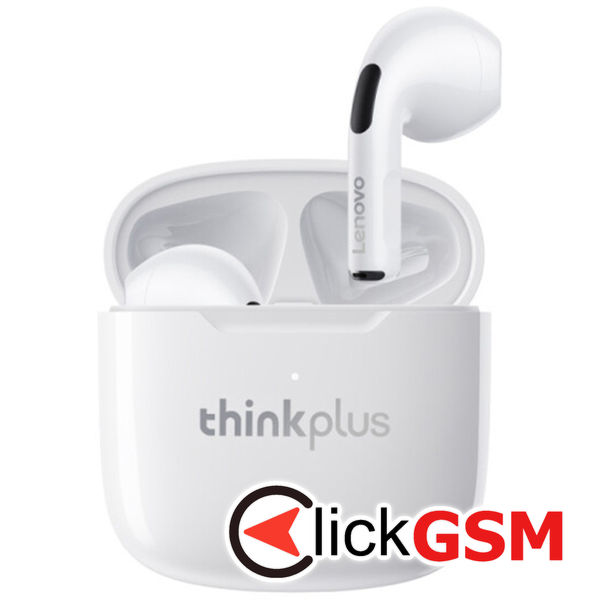 Lenovo - Wireless Earbuds ThinkPlus LivePods LP1 (21184) - Bluetooth, True Wireless, Half-In-Ear - White