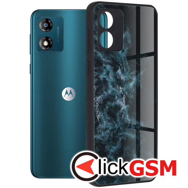 Techsuit - Glaze Series - Motorola Moto E13 - Blue Nebula