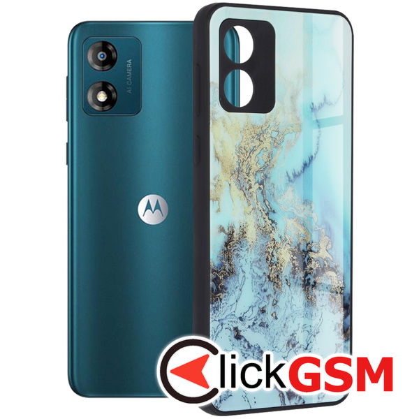 Techsuit - Glaze Series - Motorola Moto E13 - Blue Ocean