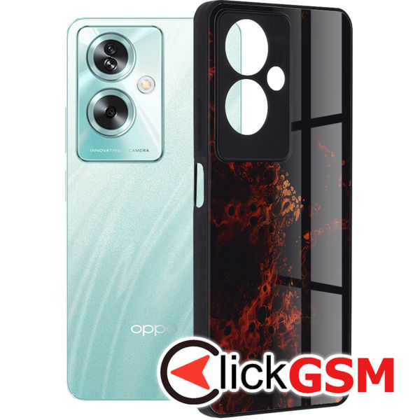 Techsuit - Glaze Series - Oppo A79 5G / OnePlus Nord N30 SE - Red Nebula