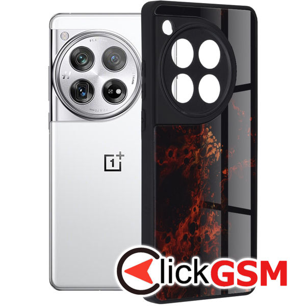Techsuit - Glaze Series - OnePlus 12 - Red Nebula