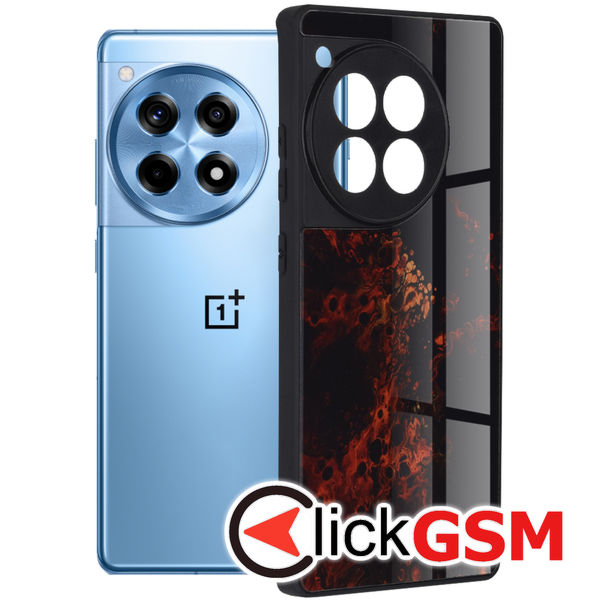 Techsuit - Glaze Series - OnePlus 12R - Red Nebula