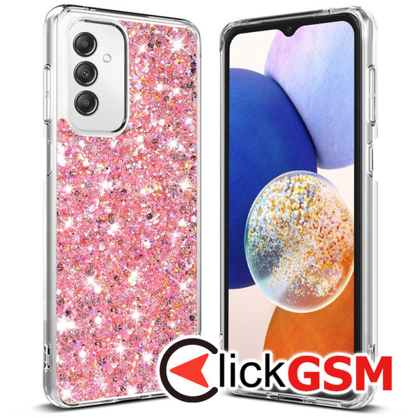 Techsuit - Sparkly Glitter - Samsung Galaxy A14 4G / A14 5G - Pink