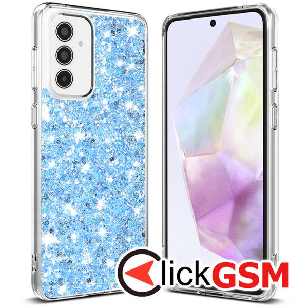 Techsuit - Sparkly Glitter - Samsung Galaxy A35 5G - Blue