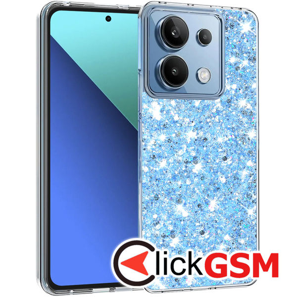 Techsuit - Sparkly Glitter - Xiaomi Redmi Note 13 4G - Blue