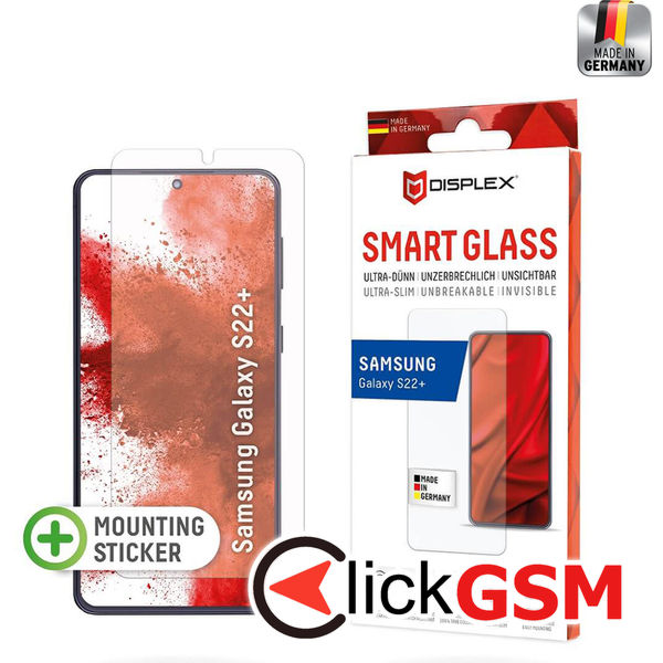 Displex - Premium Smart Glass - Samsung Galaxy S22 Plus 5G - Clear