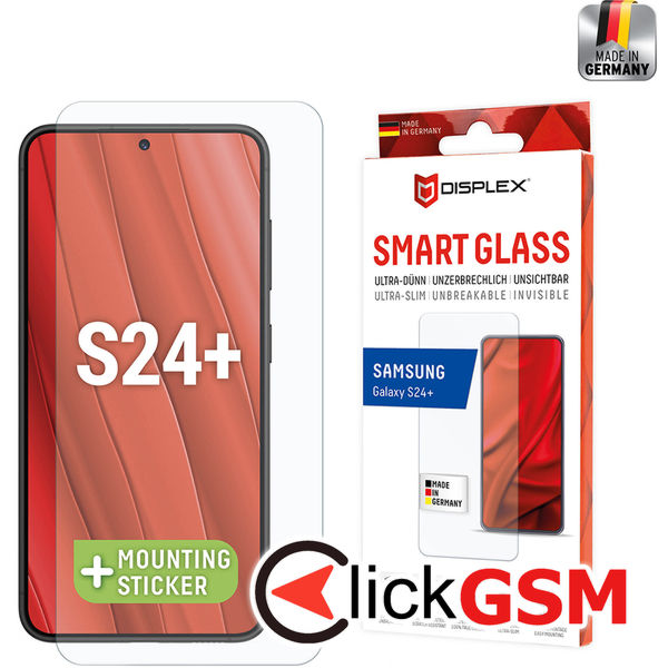 Displex - Premium Smart Glass - Samsung Galaxy S24+ - Clear