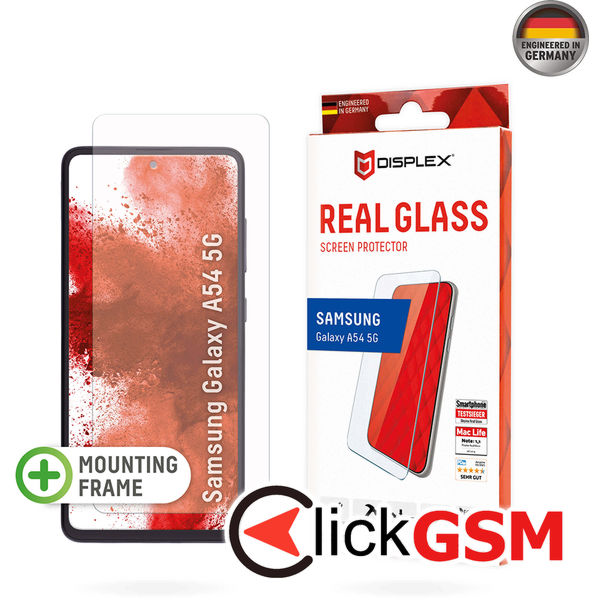 Displex - Premium Real Glass 2D - Samsung Galaxy A54 - Clear