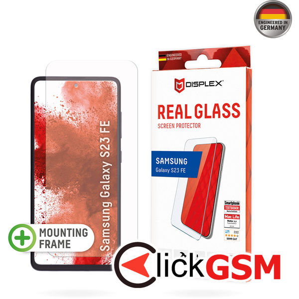Displex - Premium Real Glass 2D - Samsung Galaxy S23 FE - Clear