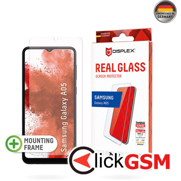 Displex - Premium Real Glass 2D - Samsung Galaxy A05 - Clear