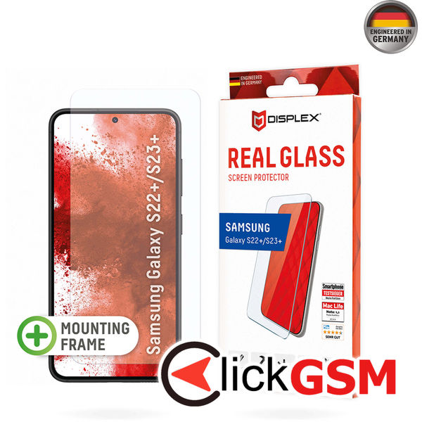 Displex - Premium Real Glass 2D - Samsung Galaxy S22 Plus 5G / S23 Plus - Clear