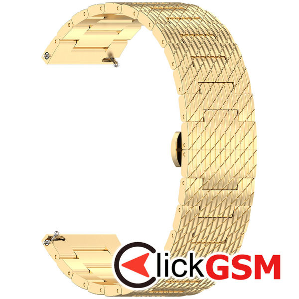 Techsuit - Watchband 22mm (W052) - Huawei Watch GT 2 (46mm)/GT 2 Pro/GT 3 Pro (46mm)/Ultimate, Xiaomi Watch S1 - Gold