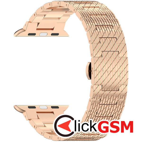 Techsuit - Watchband 32mm (W052) - Apple Watch 1/2/3/4/5/6/7/8/9/SE/SE 2 (38/40/41mm) - Rose?Gold