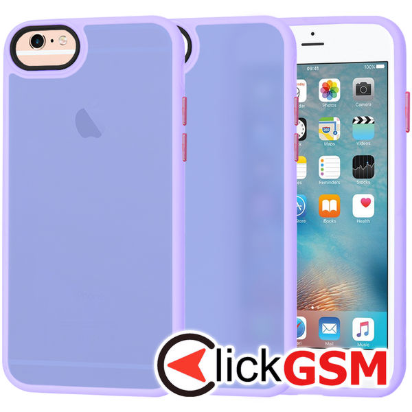 Techsuit - HaloFrost Series - iPhone 6 / 6S / 7 / 8 - Light Purple