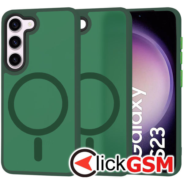 Techsuit - HaloFrost MagSafe Series - Samsung Galaxy S23 - Midnight Green