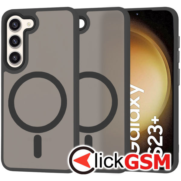 Techsuit - HaloFrost MagSafe Series - Samsung Galaxy S23 Plus - Black