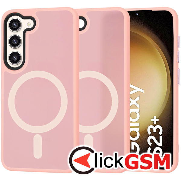 Techsuit - HaloFrost MagSafe Series - Samsung Galaxy S23 Plus - Pink