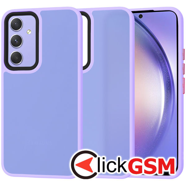 Techsuit - HaloFrost Series - Samsung Galaxy A54 - Light Purple