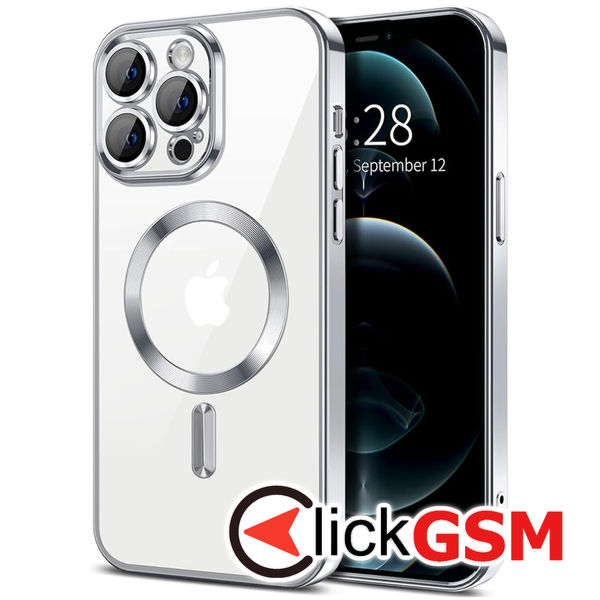 Techsuit - Luxury Crystal MagSafe - iPhone 12 Pro Max - Silver