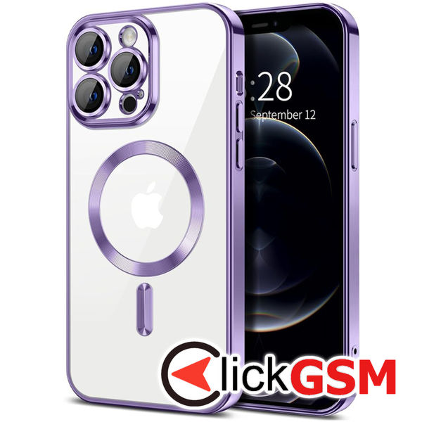 Techsuit - Luxury Crystal MagSafe - iPhone 12 Pro Max - Light Purple