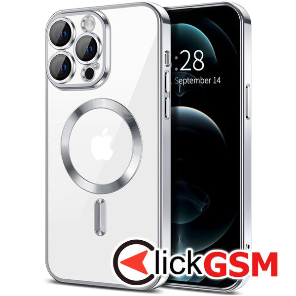 Techsuit - Luxury Crystal MagSafe - iPhone 12 Pro - Silver