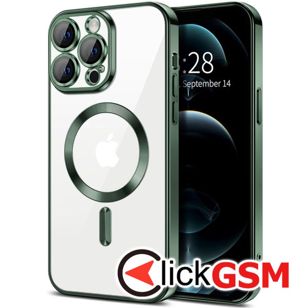 Techsuit - Luxury Crystal MagSafe - iPhone 12 Pro - Deep Green