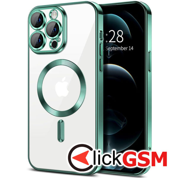 Techsuit - Luxury Crystal MagSafe - iPhone 12 Pro - Light Green