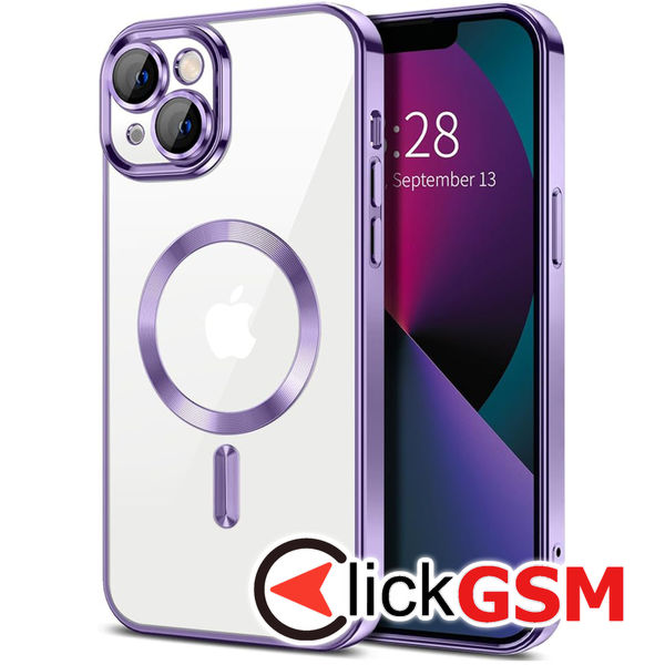 Techsuit - Luxury Crystal MagSafe - iPhone 13 - Light Purple