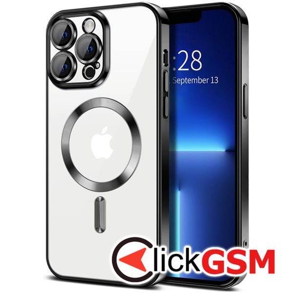 Techsuit - Luxury Crystal MagSafe - iPhone 13 Pro - Black