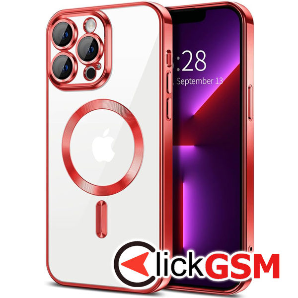 Techsuit - Luxury Crystal MagSafe - iPhone 13 Pro - Red