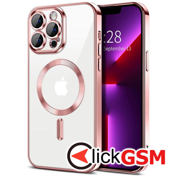 Techsuit - Luxury Crystal MagSafe - iPhone 13 Pro Max - Pink