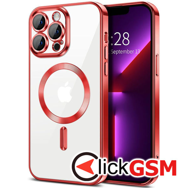 Techsuit - Luxury Crystal MagSafe - iPhone 13 Pro Max - Red