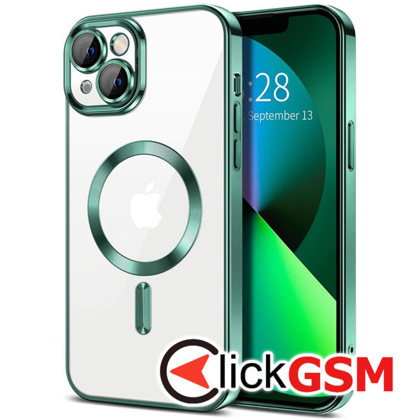 Techsuit - Luxury Crystal MagSafe - iPhone 14 - Light Green