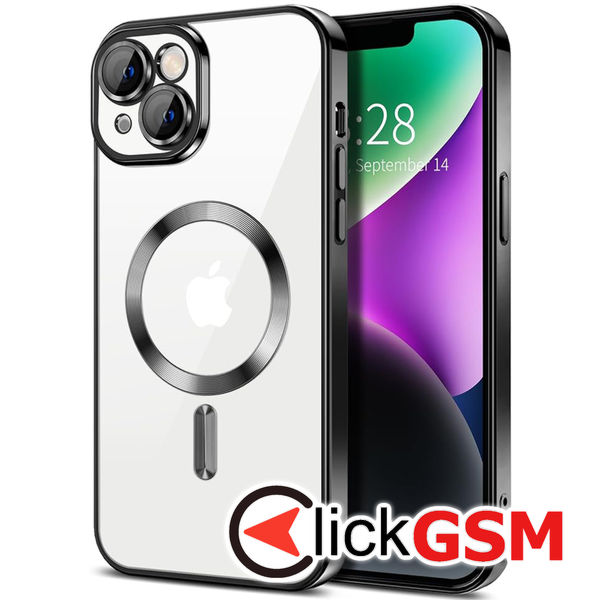 Techsuit - Luxury Crystal MagSafe - iPhone 14 Plus - Black