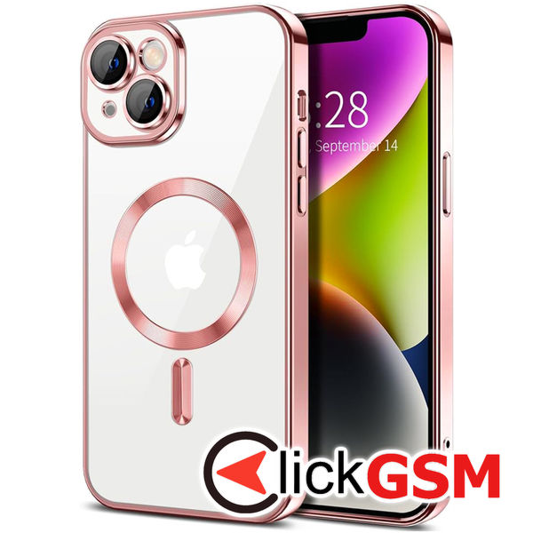 Techsuit - Luxury Crystal MagSafe - iPhone 14 Plus - Pink