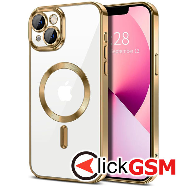 Techsuit - Luxury Crystal MagSafe - iPhone 14 Plus - Gold