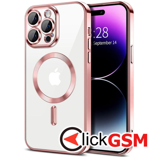 Techsuit - Luxury Crystal MagSafe - iPhone 14 Pro - Pink