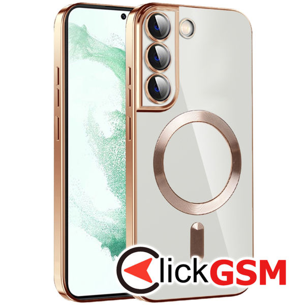 Techsuit - Luxury Crystal MagSafe - Samsung Galaxy S21 Plus 5G - Gold