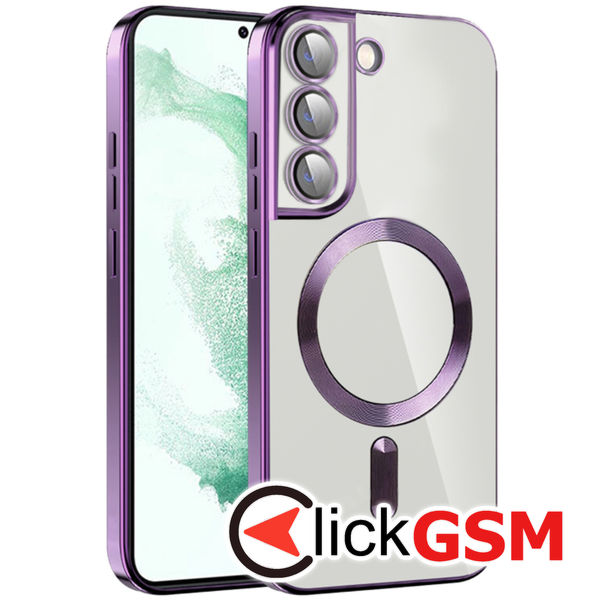 Techsuit - Luxury Crystal MagSafe - Samsung Galaxy S21 Plus 5G - Light Purple