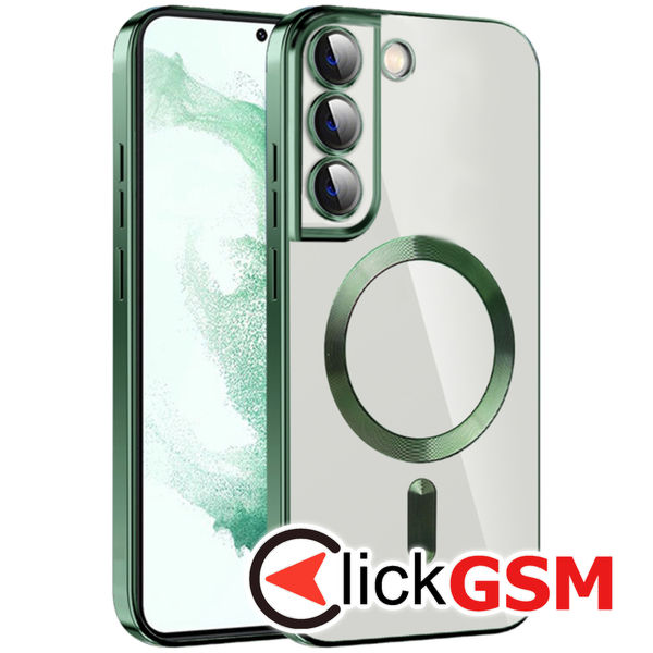 Techsuit - Luxury Crystal MagSafe - Samsung Galaxy S21 Plus 5G - Deep Green