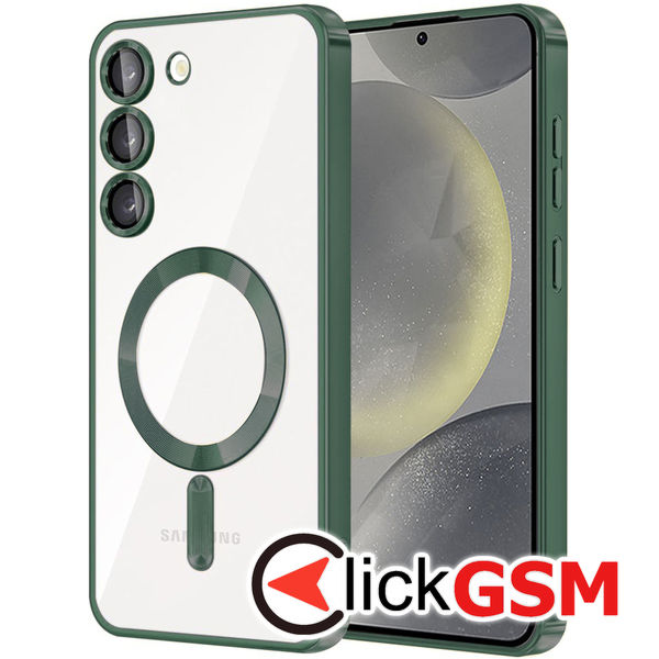 Techsuit - Luxury Crystal MagSafe - Samsung Galaxy S23 - Deep Green