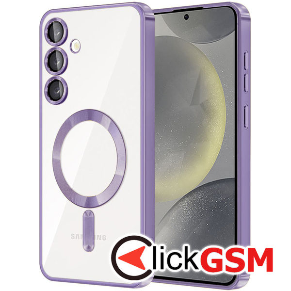 Techsuit - Luxury Crystal MagSafe - Samsung Galaxy S24+ - Light Purple