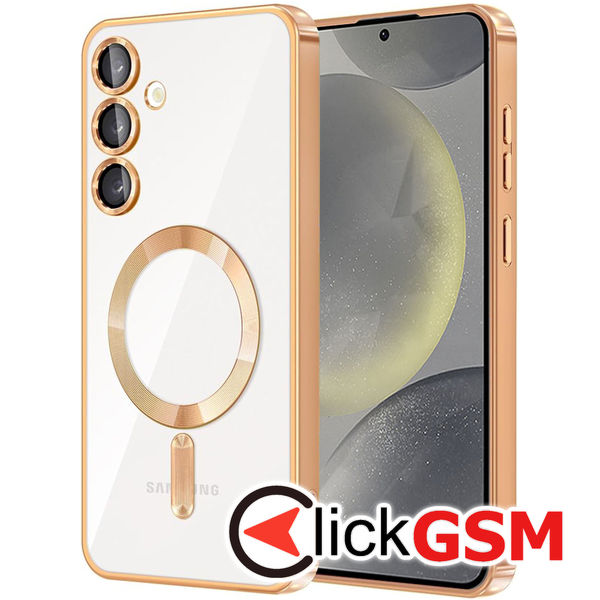 Techsuit - Luxury Crystal MagSafe - Samsung Galaxy S24 - Gold