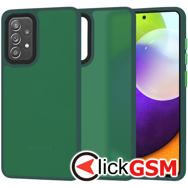 Techsuit - HaloFrost Series - Samsung Galaxy A52 4G / A52 5G / A52s 5G - Midnight Green