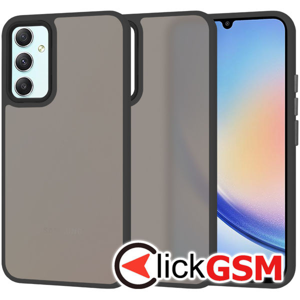 Techsuit - HaloFrost Series - Samsung Galaxy A34 5G - Black